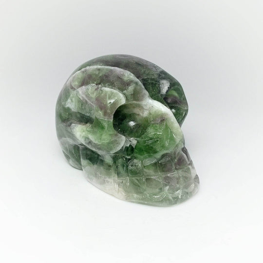 Carved Fluorite Skull-Rocks and Gems Canada