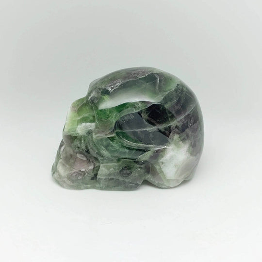 Carved Fluorite Skull-Rocks and Gems Canada
