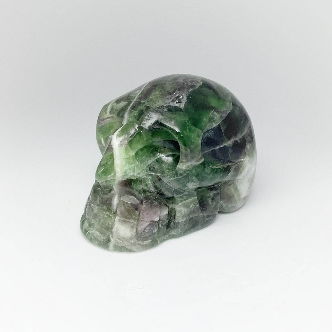 Carved Fluorite Skull-Rocks and Gems Canada