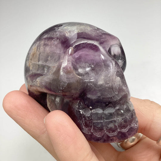 Carved Fluorite Skull-Rocks and Gems Canada