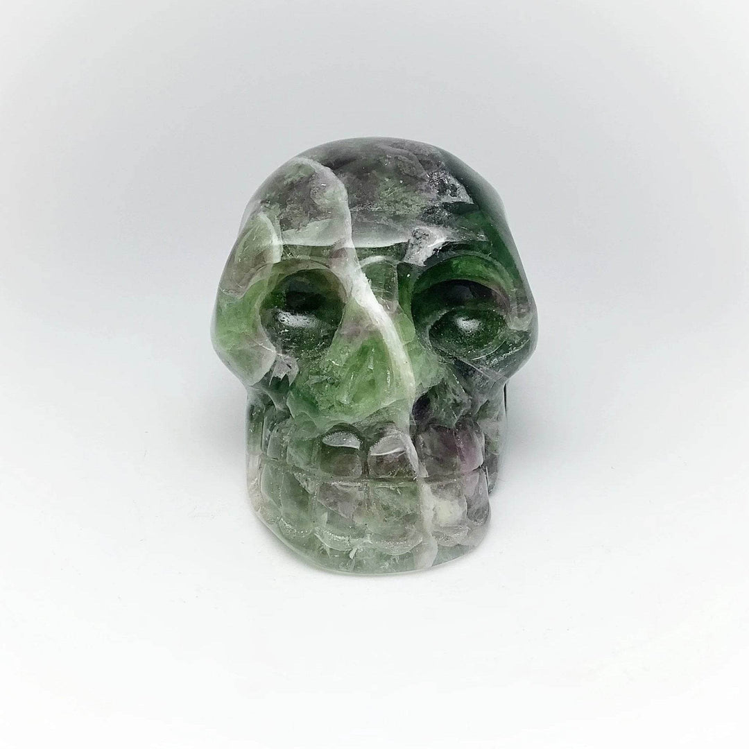Carved Fluorite Skull-Rocks and Gems Canada