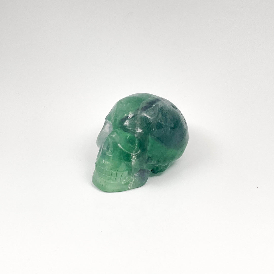 Carved Fluorite Skull-Rocks and Gems Canada