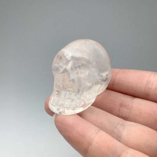 Carved Quartz Crystal Skull-Rocks and Gems Canada
