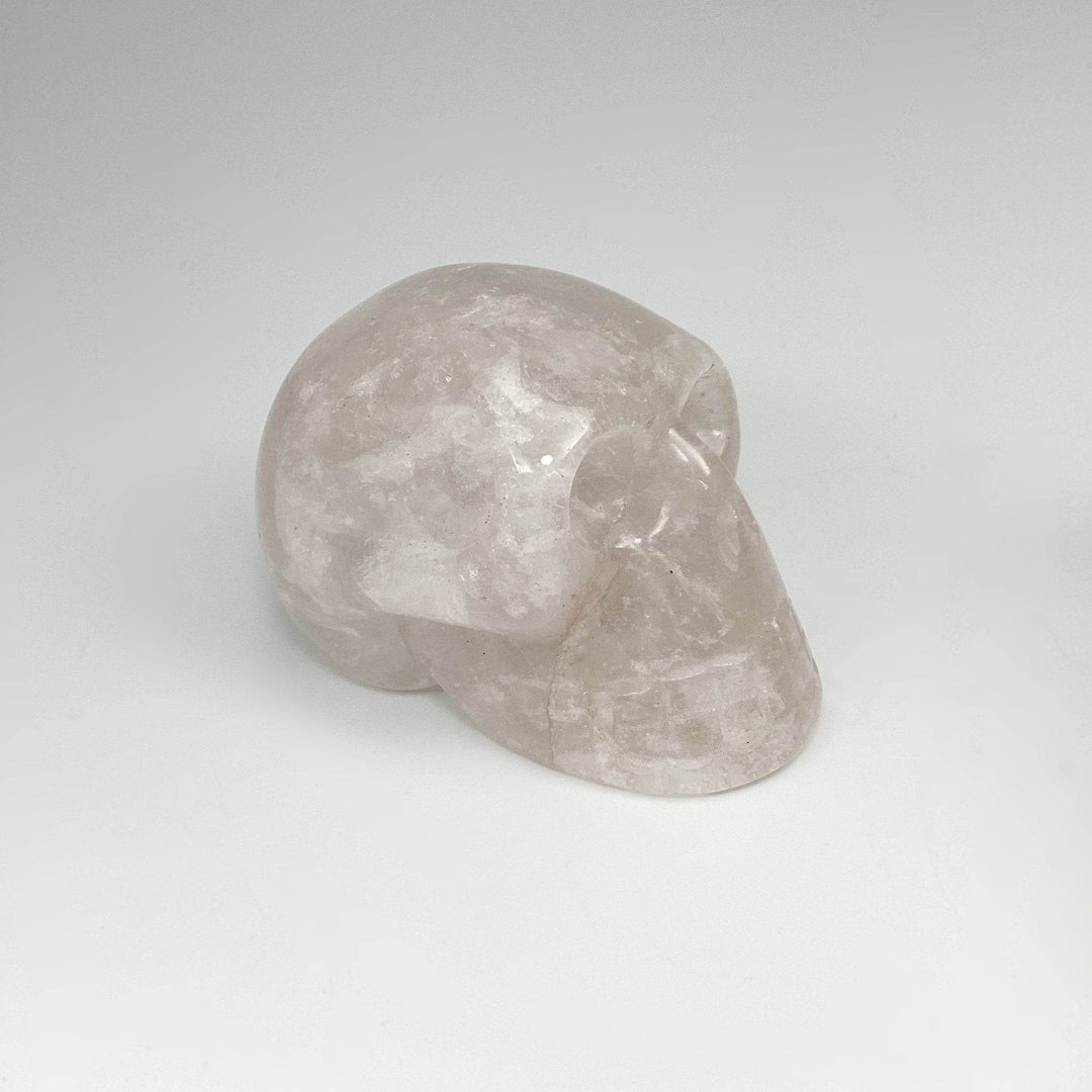 Carved Quartz Crystal Skull-Rocks and Gems Canada