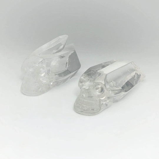 Carved Quartz Point Crystal Skull-Rocks and Gems Canada