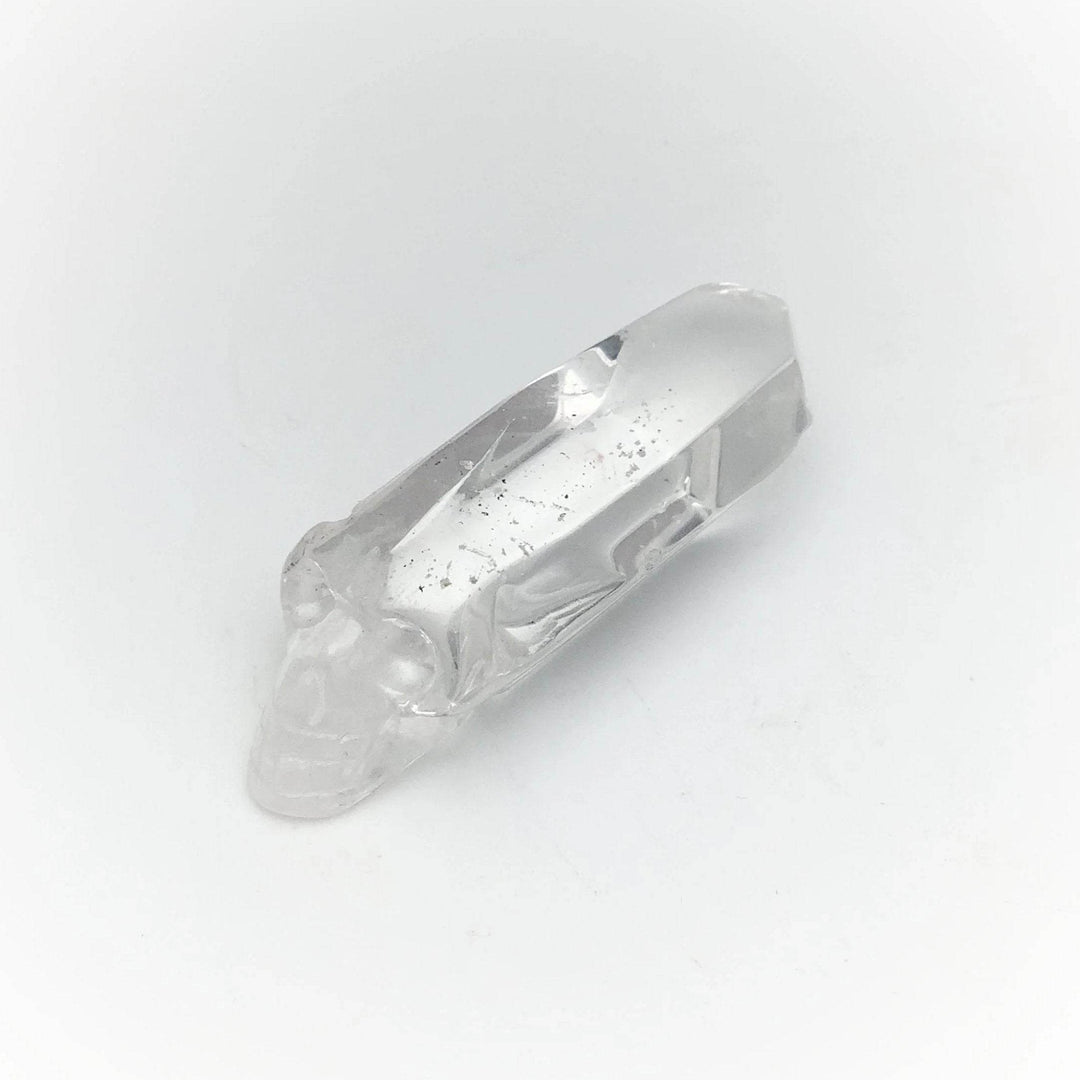 Carved Quartz Point Crystal Skull-Rocks and Gems Canada