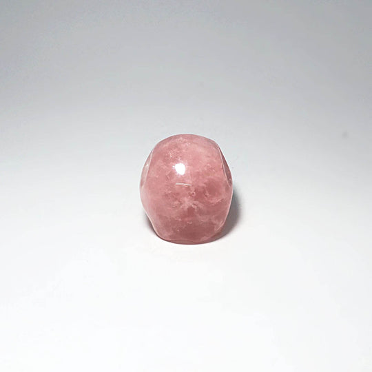 Carved Rose Quartz Skull-Rocks and Gems Canada