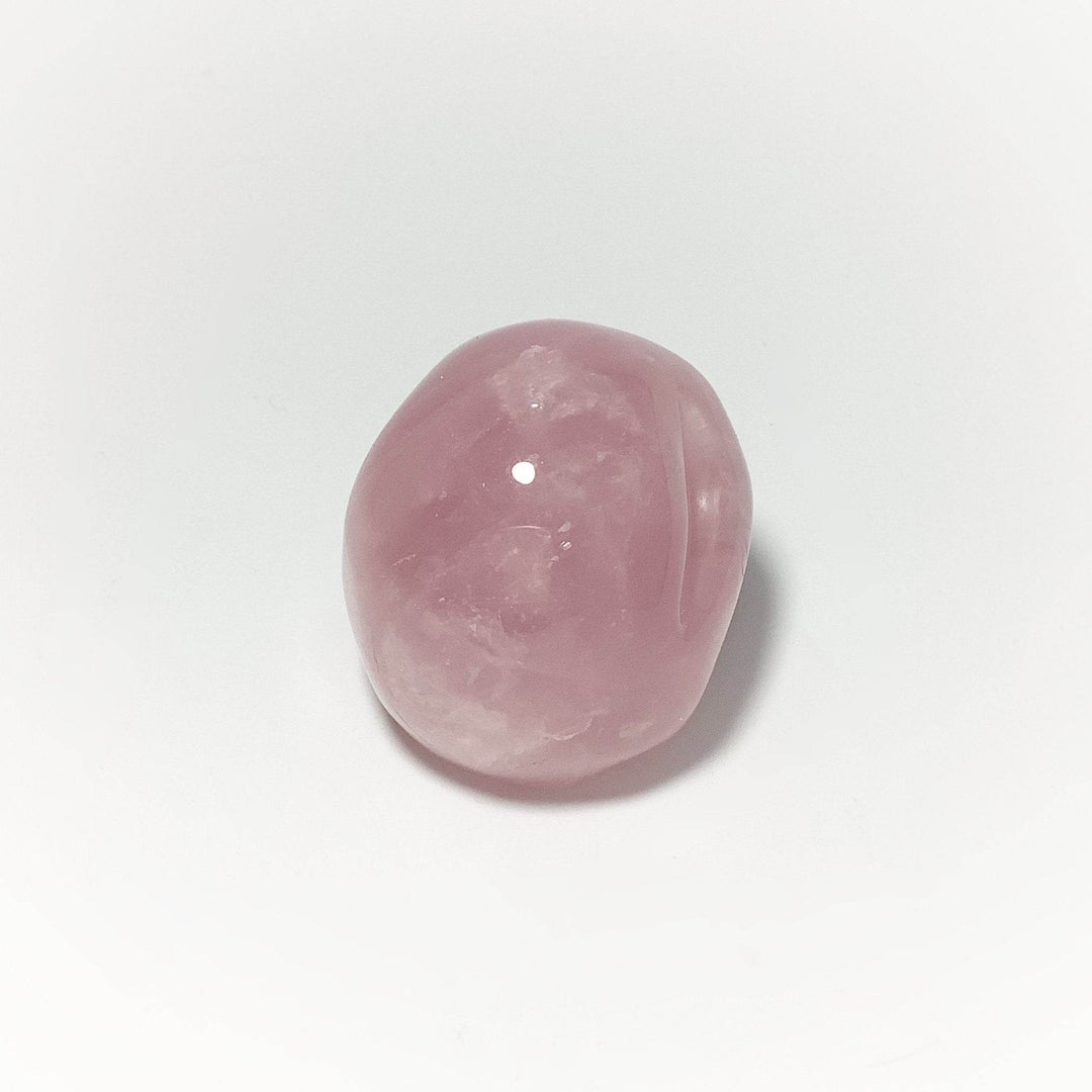 Carved Rose Quartz Skull-Rocks and Gems Canada