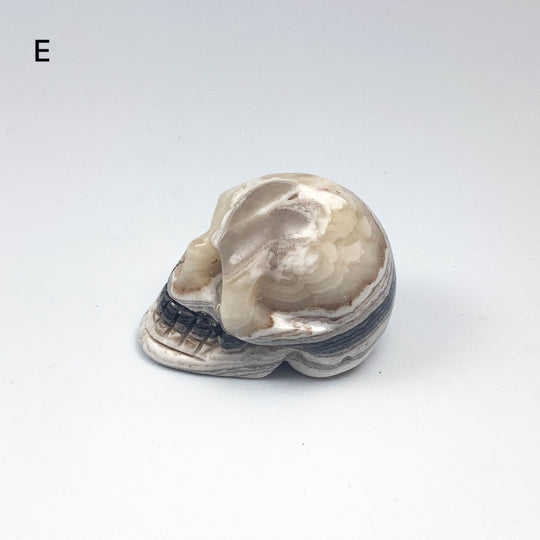 Carved Zebra Jasper Skull-Rocks and Gems Canada