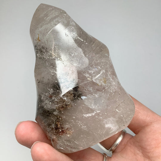 Carved Lodalite Quartz Flame - Rocks and Gems Canada