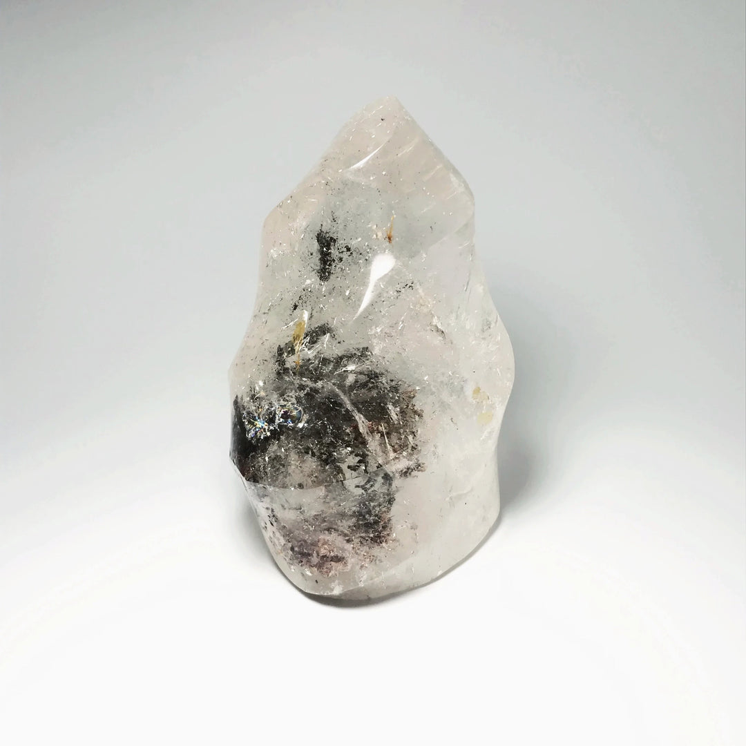 Carved Lodalite Quartz Flame - Rocks and Gems Canada