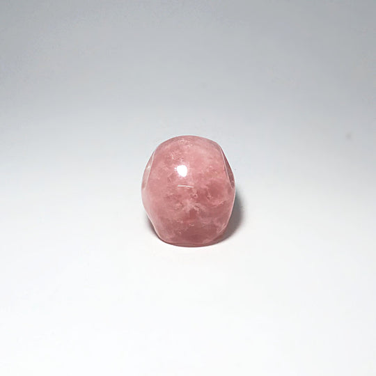 Carved Rose Quartz Skull - Rocks and Gems Canada