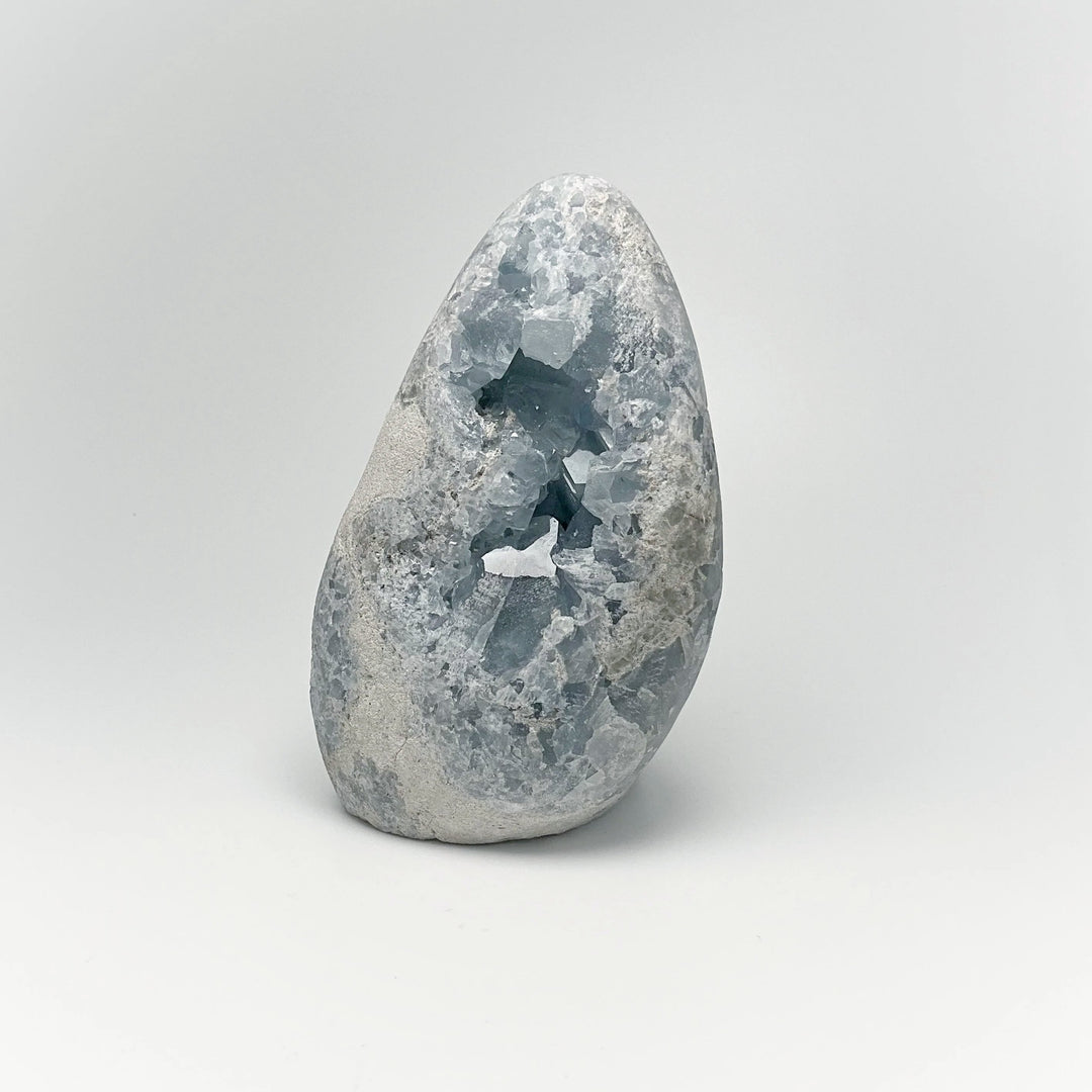 Celestite Stand Up Geode - Rocks and Gems Canada