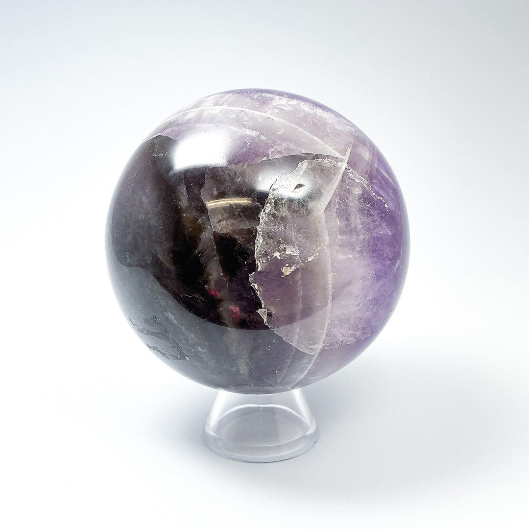 Chevron Amethyst Sphere-Rocks and Gems Canada