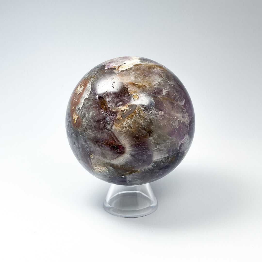 Chevron Amethyst Sphere-Rocks and Gems Canada