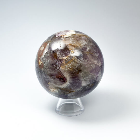 Chevron Amethyst Sphere-Rocks and Gems Canada