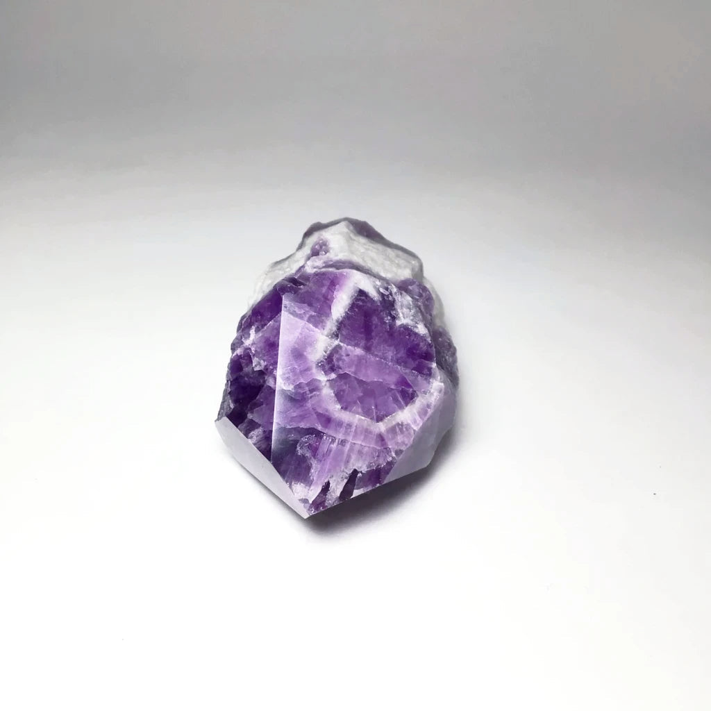 Chevron Amethyst Scepter - Rocks and Gems Canada