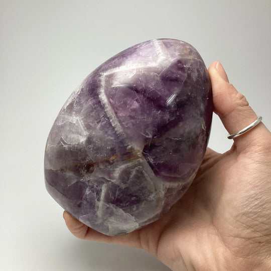 Chevron Amethyst Stand Up - Rocks and Gems Canada