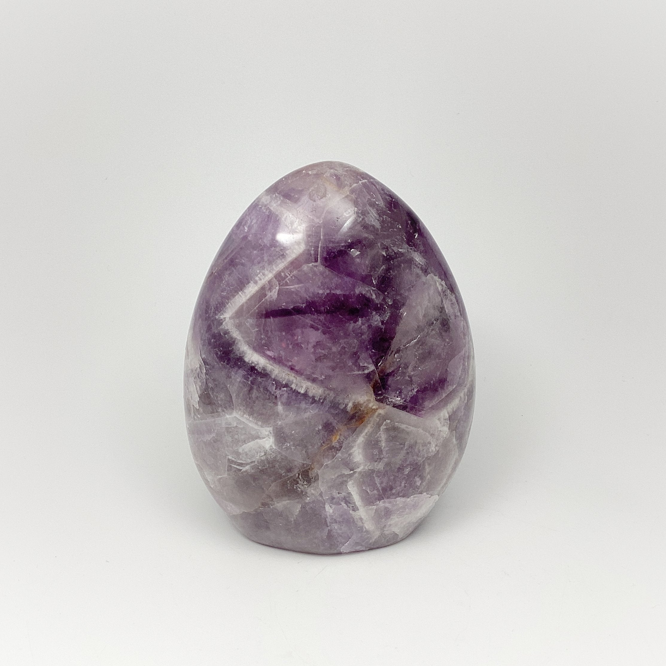 Chevron Amethyst Stand Up - Rocks and Gems Canada