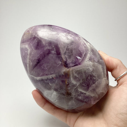 Chevron Amethyst Stand Up - Rocks and Gems Canada