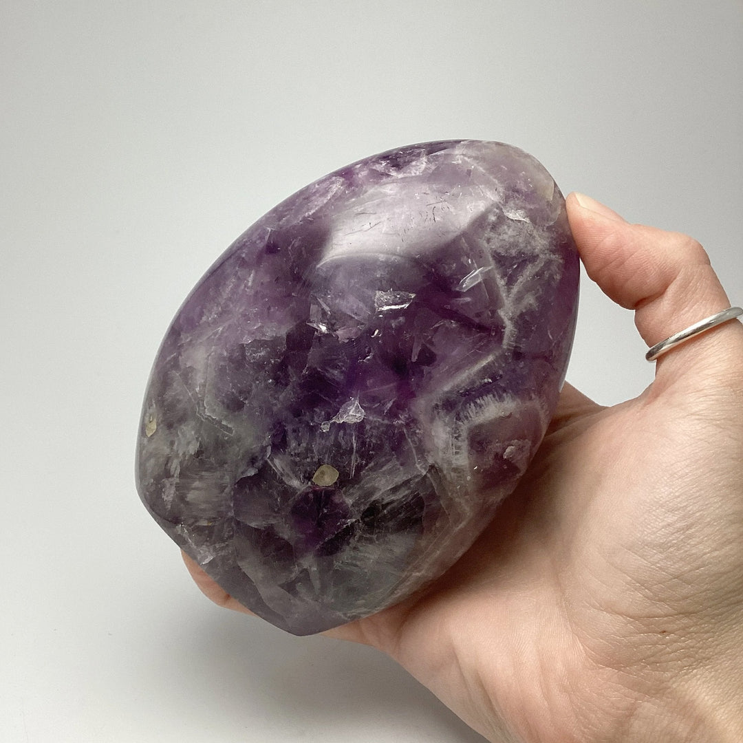Chevron Amethyst Stand Up - Rocks and Gems Canada