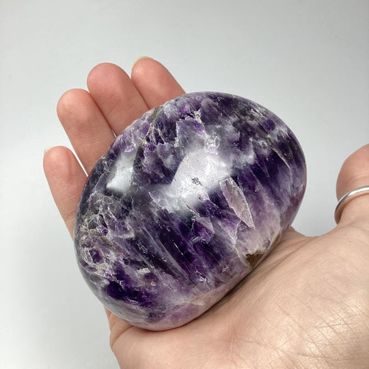 Chevron Amethyst Tumble - Rocks and Gems Canada