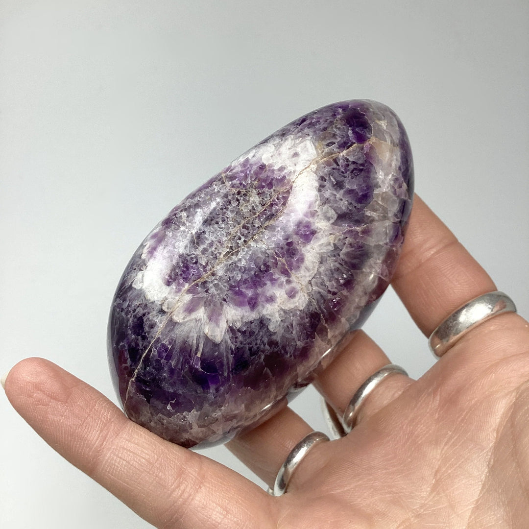 Chevron Amethyst Tumble - Rocks and Gems Canada