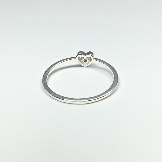 Citrine Heart Ring-Rocks and Gems Canada