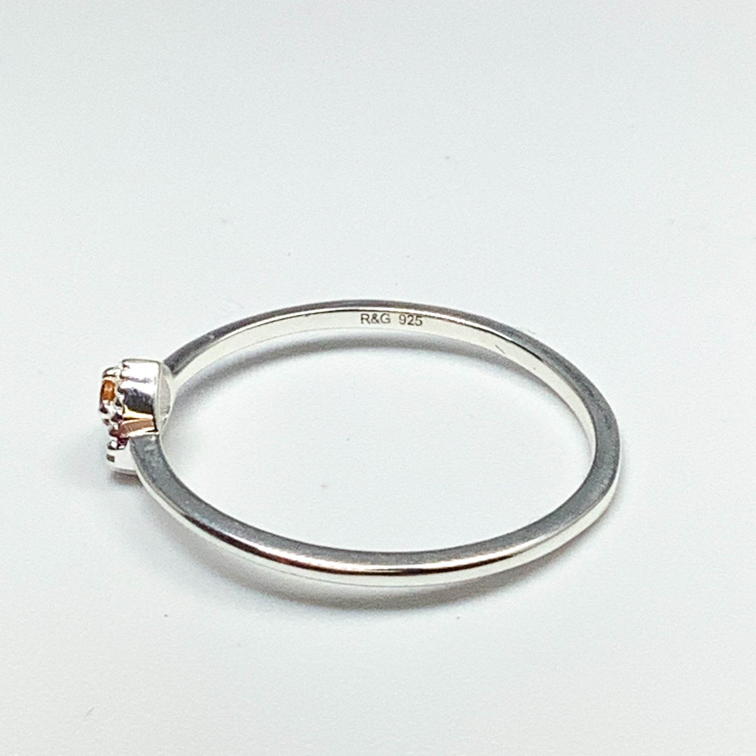 Citrine Heart Ring-Rocks and Gems Canada