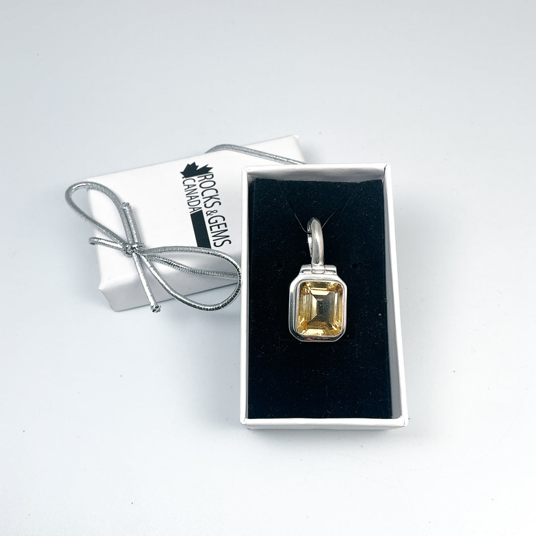 Citrine Pendant-Rocks and Gems Canada