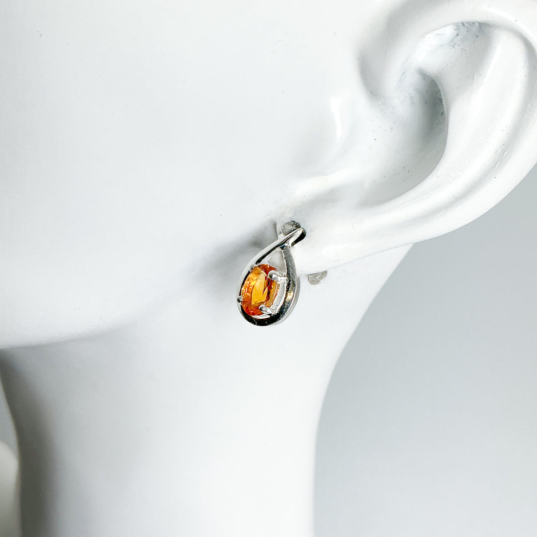 Citrine Stud Earrings-Rocks and Gems Canada