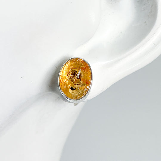 Citrine Stud Earrings-Rocks and Gems Canada
