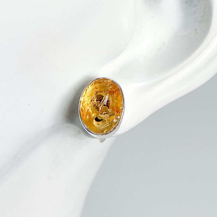 Citrine Stud Earrings-Rocks and Gems Canada