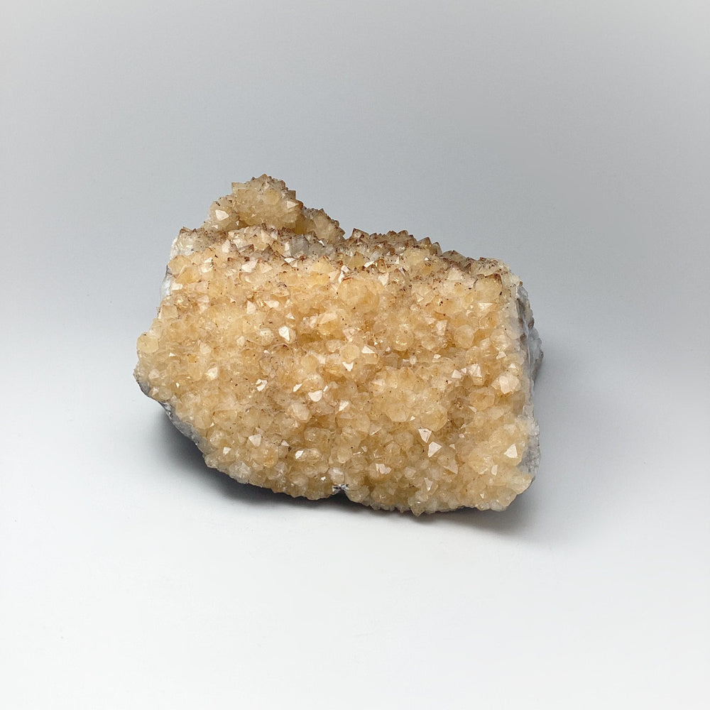 Citrine Druze Candle Holder - Rocks and Gems Canada