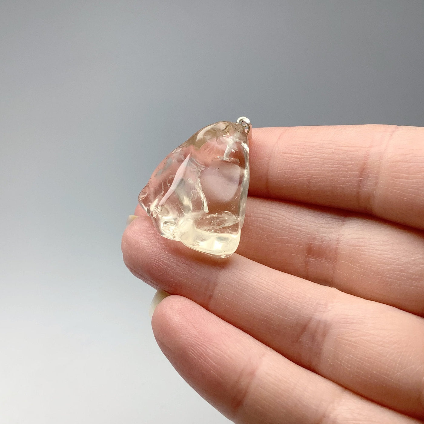 Citrine Tumble Pendant