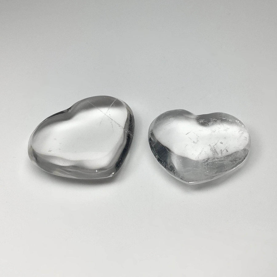 Clear Quartz Heart-Rocks and Gems Canada