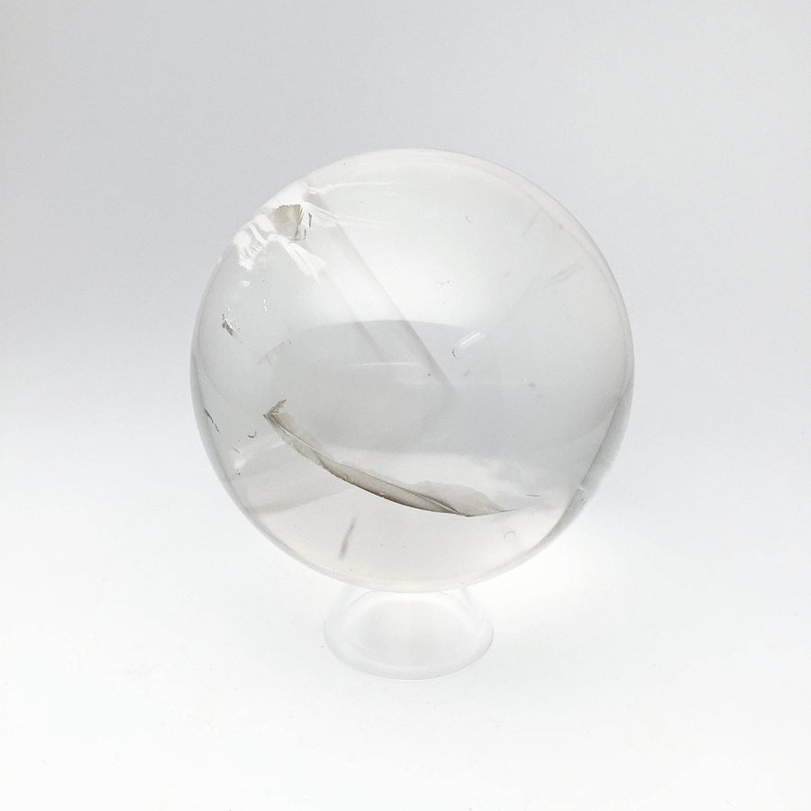 Clear Quartz Sphere-Rocks and Gems Canada