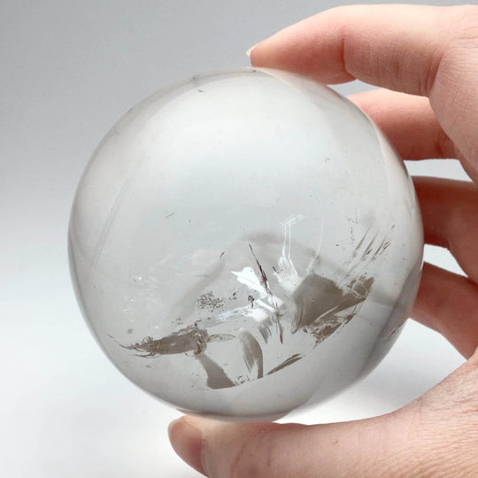 Clear Quartz Sphere-Rocks and Gems Canada