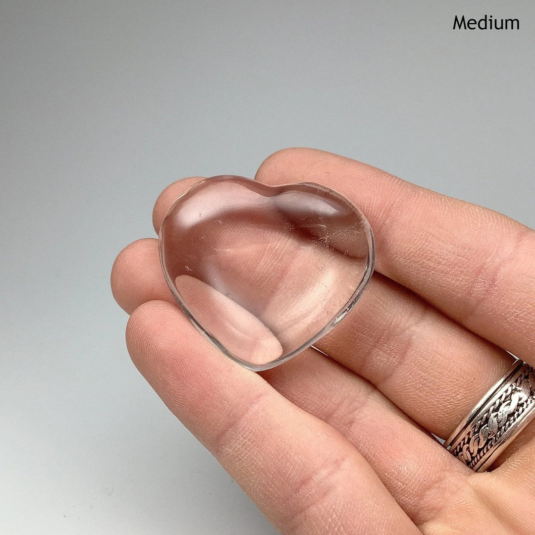 Clear Quartz Heart - Rocks and Gems Canada