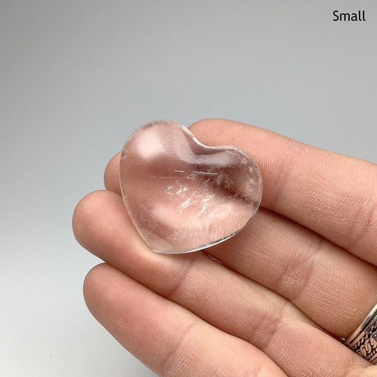 Clear Quartz Heart - Rocks and Gems Canada