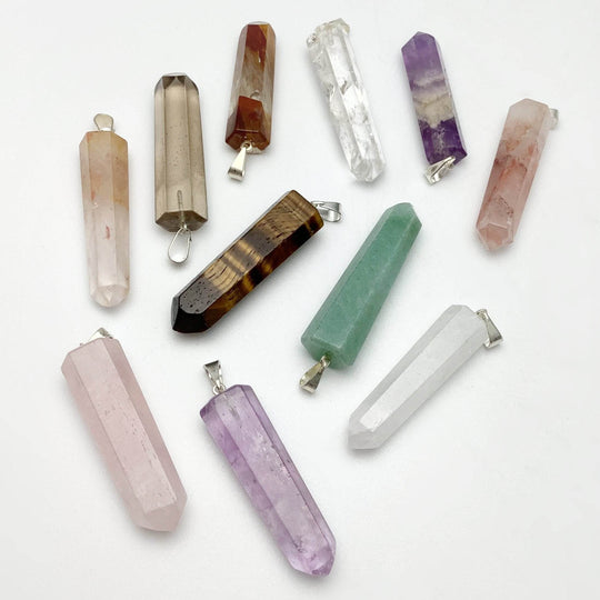 Crystal Point Bail Top Pendant-Rocks and Gems Canada