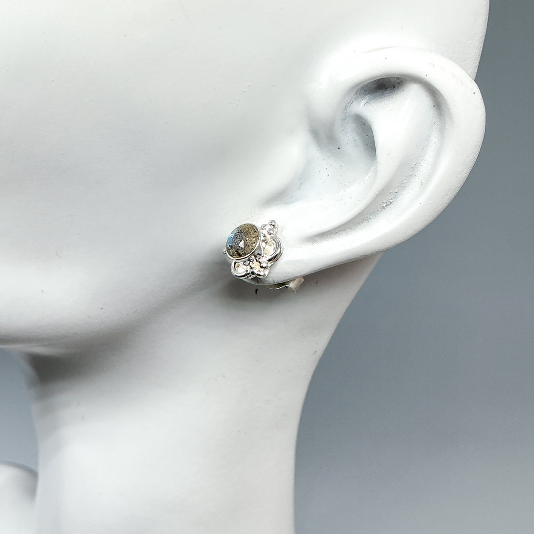 Labradorite Stud Earrings