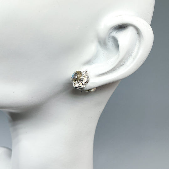 Labradorite Stud Earrings