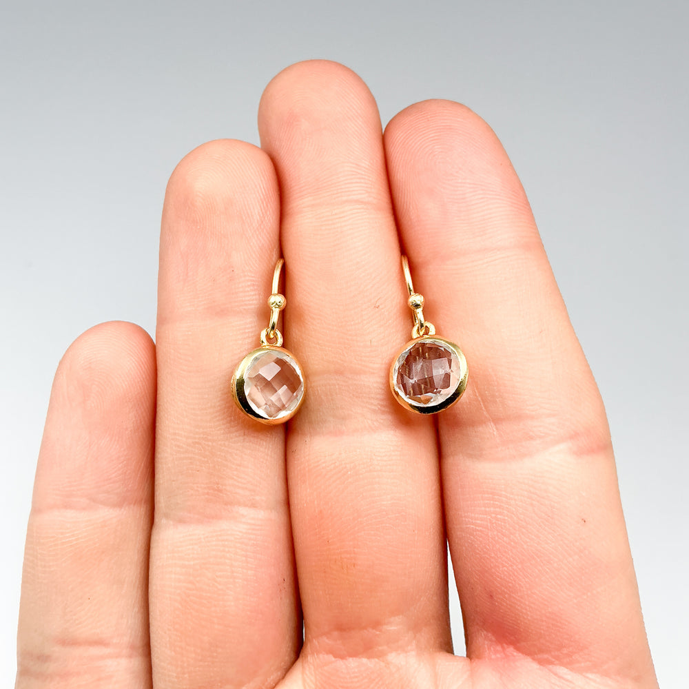 Quartz Dangle Earrings