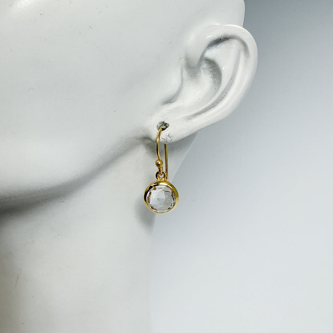 Quartz Dangle Earrings