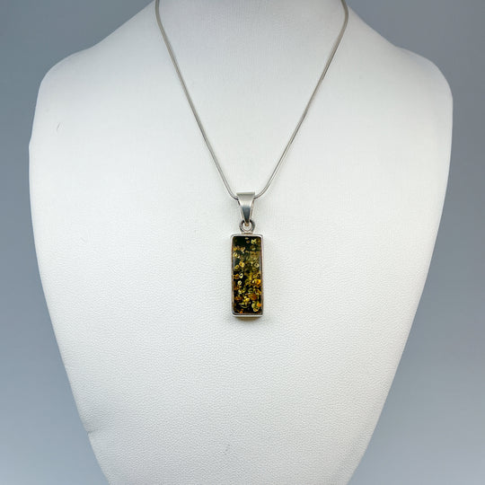 Green Amber Pendant