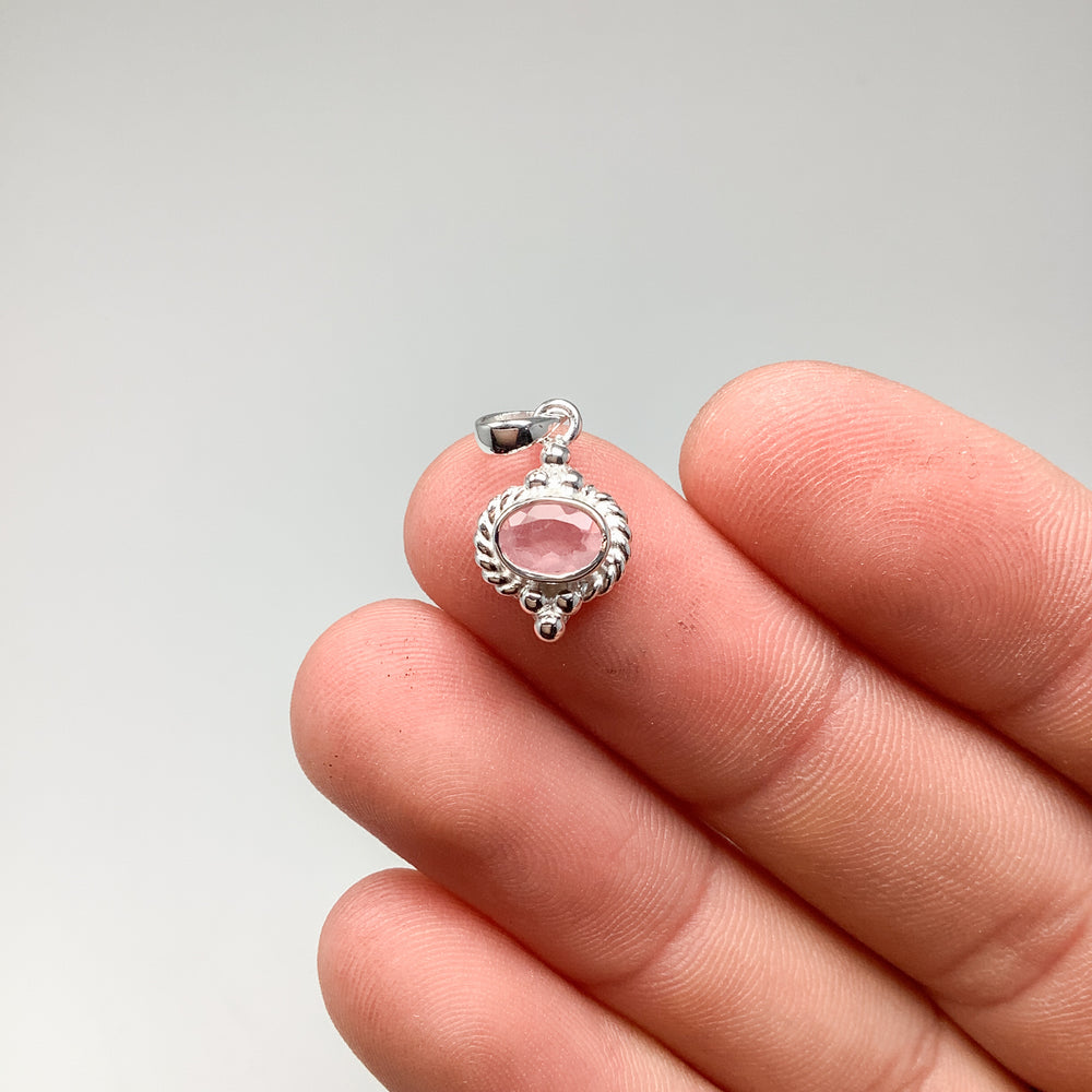 Rose Quartz Pendant - Rocks and Gems Canada