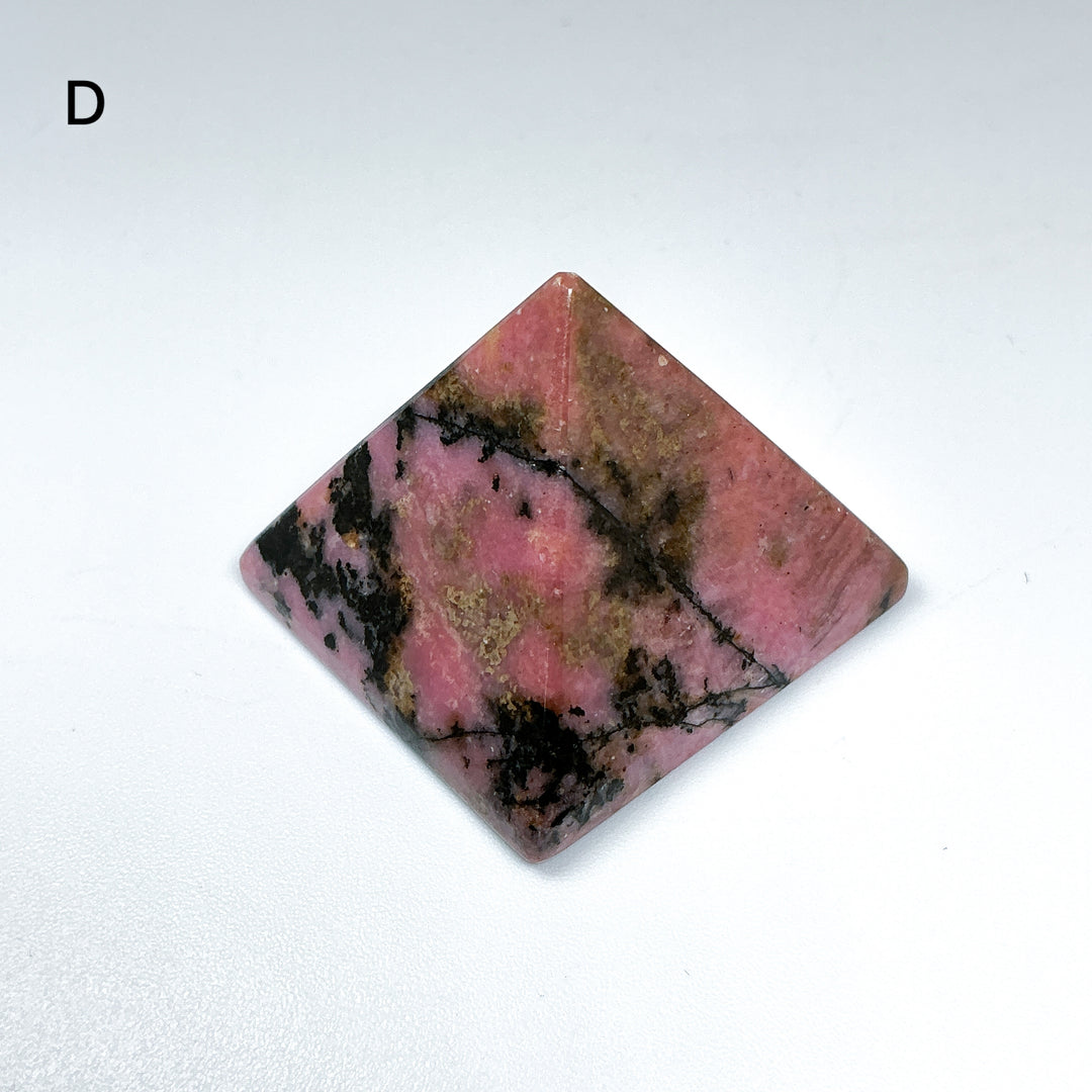 Rhodonite Pyramid - Rocks and Gems Canada