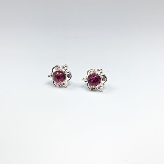 Pink Tourmaline Dangle Earrings - Rocks and Gems Canada