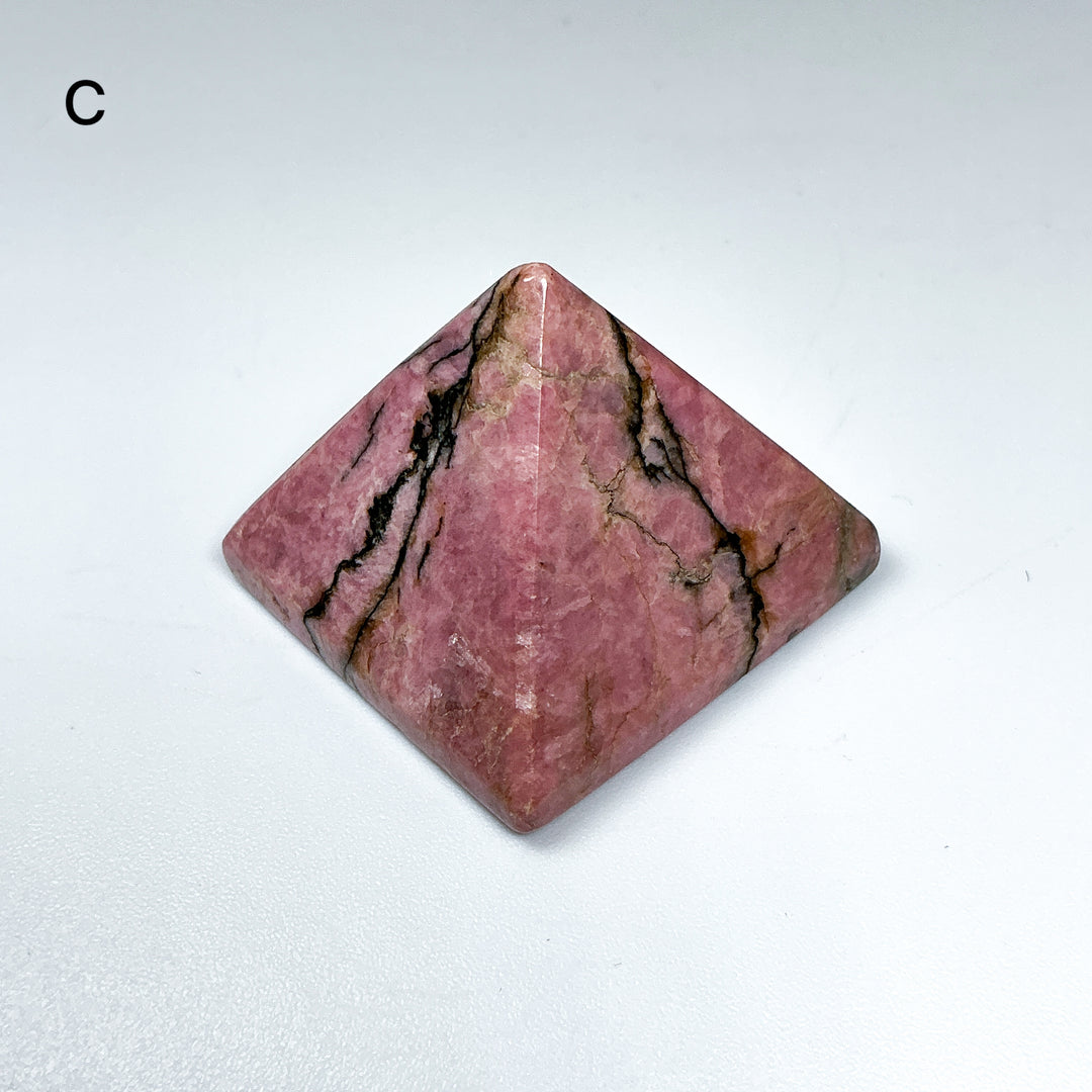 Rhodonite Pyramid - Rocks and Gems Canada